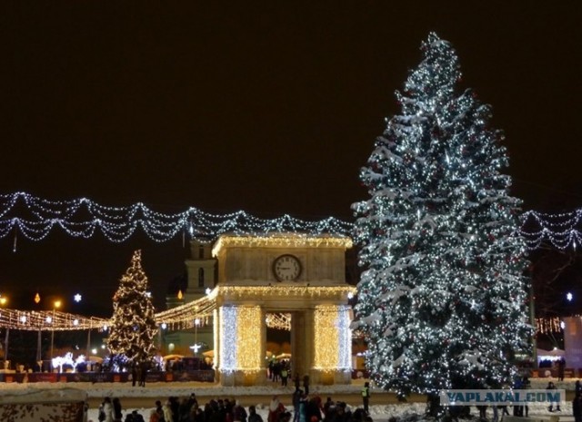 Вот так выглядит центр города в котором я живу....