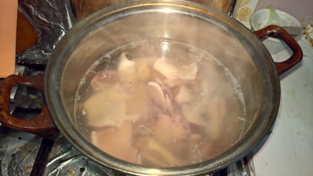 Кальмар+папоротник=вкусно