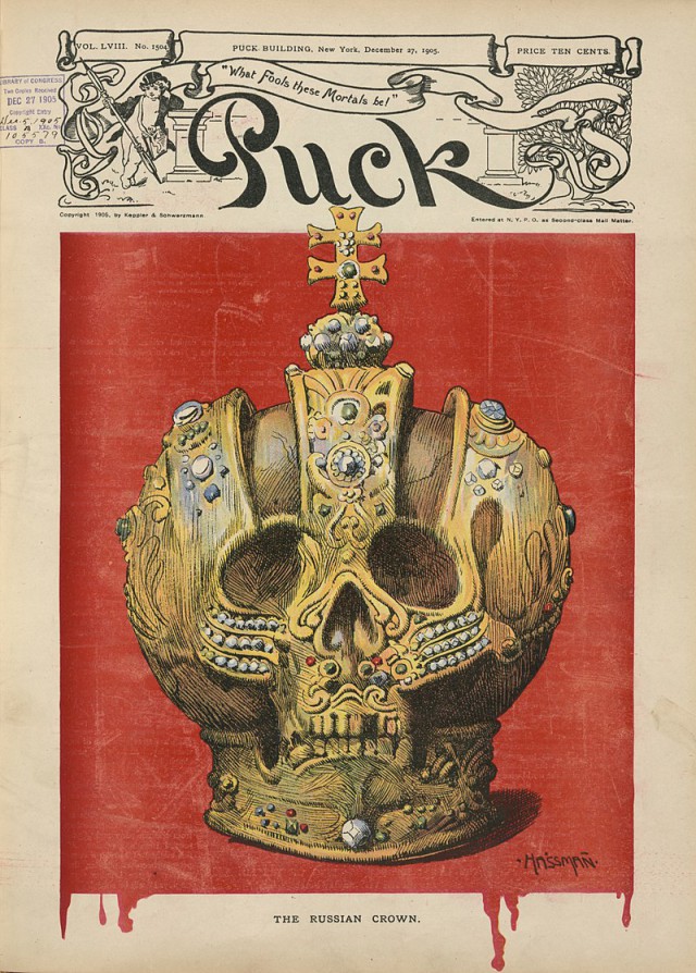 Карикатура, из американского журнала Puck от 1905 года