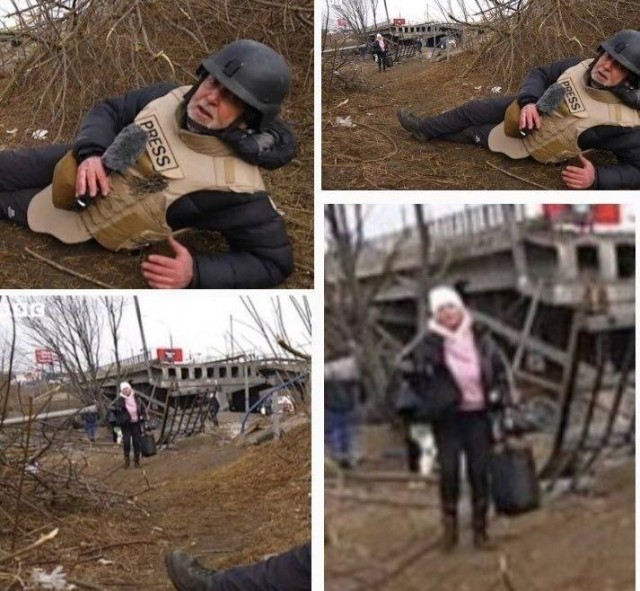 Отважный  западный военкор