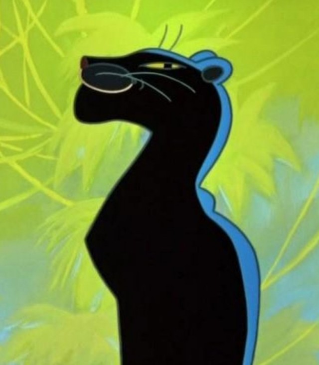 Багира пантера рисунок