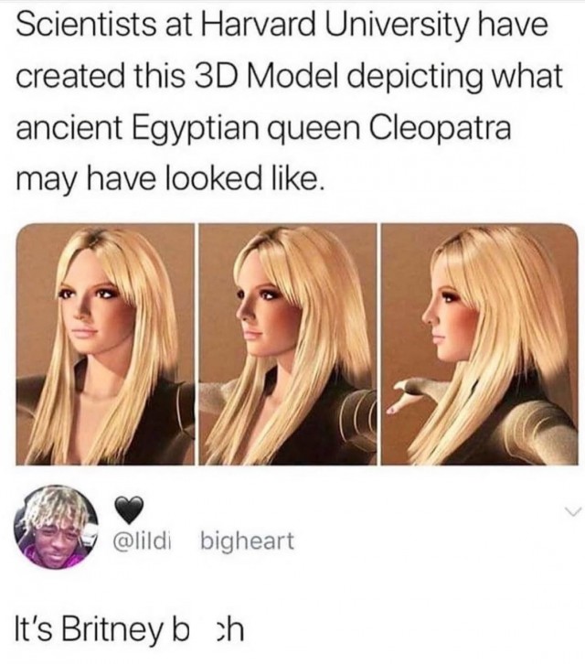 Оказывается Бритни Спирс это реинкарнация Клеопатры