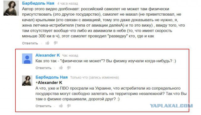 Истребитель поприветствовал митингующих
