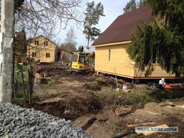 Неожиданное строительство дачи