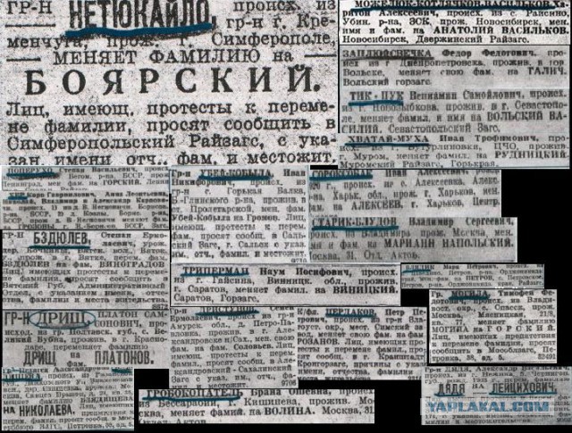 Куда делись фамилии?
