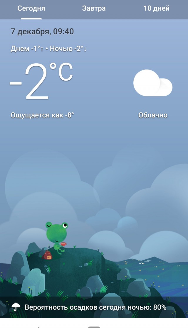 Утренний сюрприз