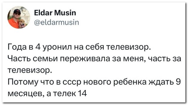Забавные комментарии из социальных сетей (19.02.24)