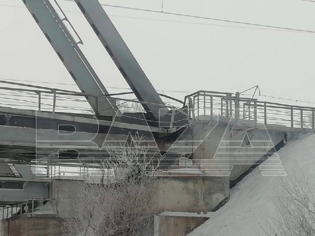 Под Самарой неизвестные взорвали опору железнодорожного моста на перегоне Звезда-Чапаевск