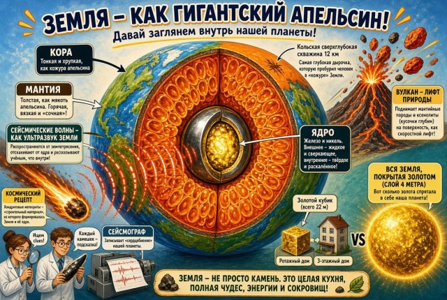 Как учёные заглянули в недра Земли, не выходя из кабинета?