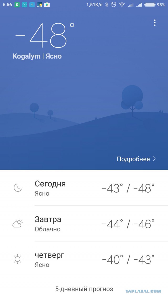 Горячий привет из Нового Уренгоя