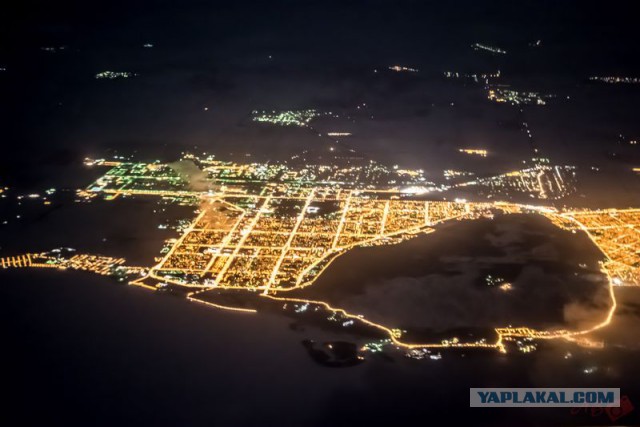 Фотографии из окна самолёта
