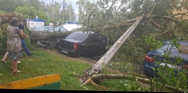 Ураган в Туле 8.07.2020