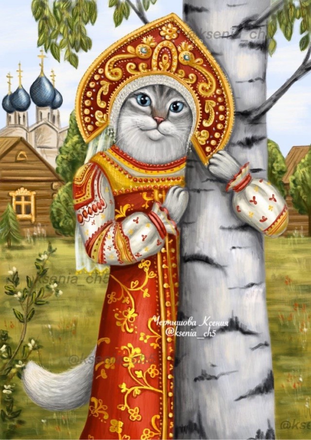 Как нейросеть видит кота из России