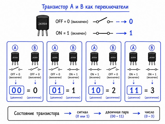 От транзистора до компьютера