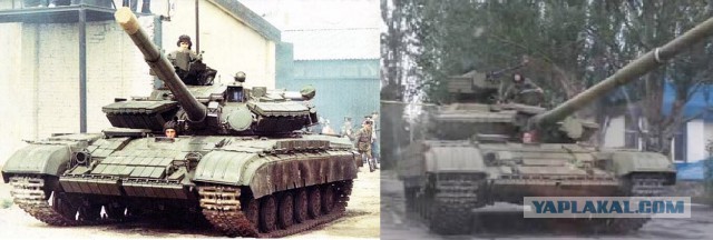 Танки в Снежном