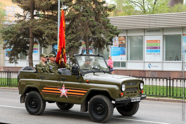 В Минске таксиста заставили снять георгиевскую ленту