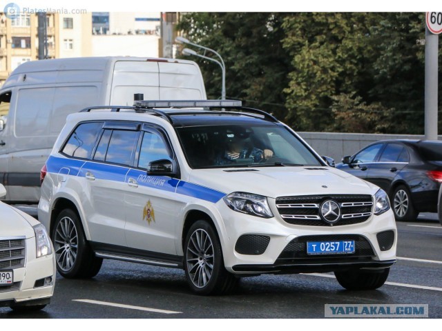 Роскошные автомобили российской полиции