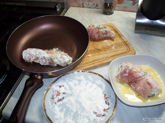 Мясные рулеты по-холостяцки.