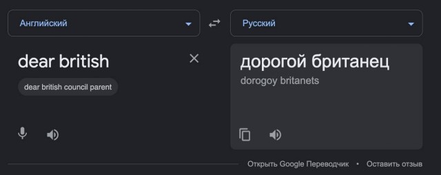 Гугл-переводчик