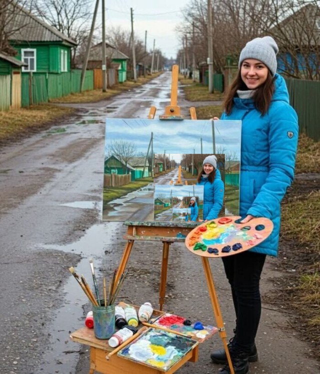 Картина нейромаслом