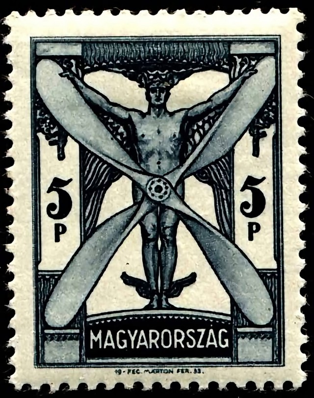 Эмблема венгерских авиаторов. 1933 г.