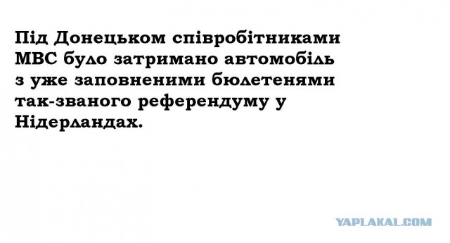 СМИ: 64% голландцев высказались против ассоциации Украины с ЕС