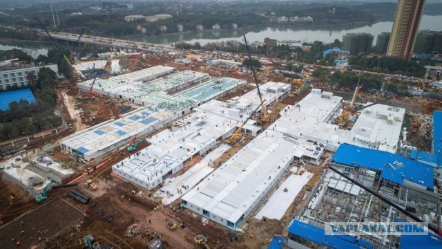 Гигарама стройки антивирусного центра в Москве
