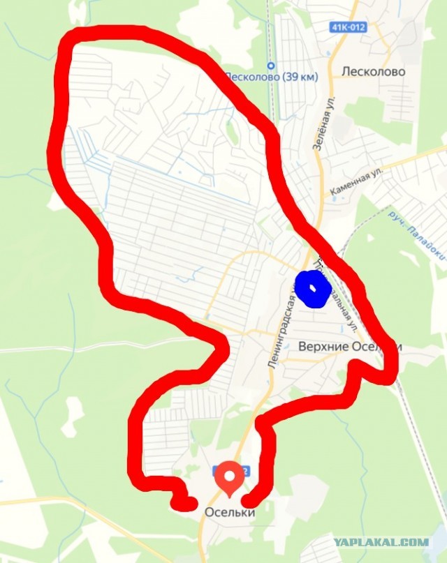 Обращение жительницы посёлка Осельки Всеволожского района