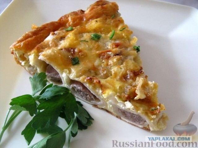 Пицца домашняя.