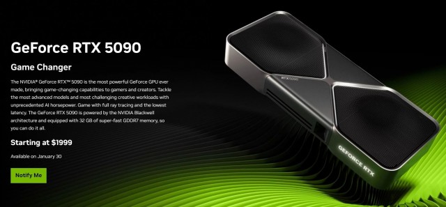 Nvidia официально представила новые видеокарты GeForce RTX 5090, GeForce RTX 5080, GeForce RTX 5070 Ti и GeForce RTX 5070