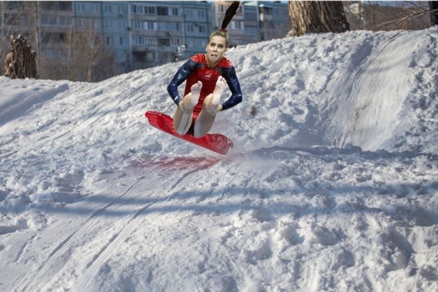 Фотожаба Гимнасточка