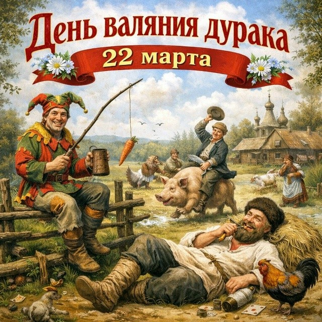 22 марта — День валяния дурака