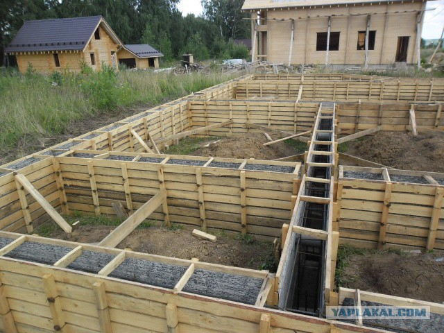 Строительство дома на даче