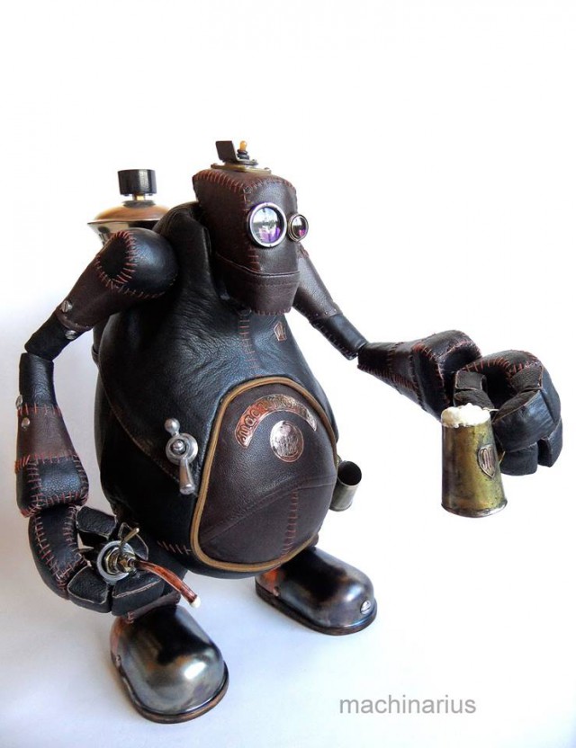 Mashinarius: потрясающие стимпанк роботы!