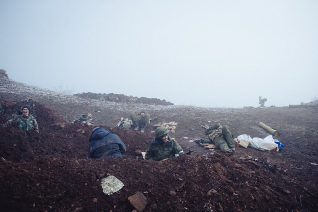 Бои в районе Дебальцево, февраль 2015 г.