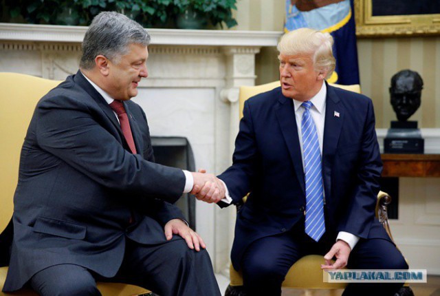 Дональд Трамп и Пётр Пороше́нко