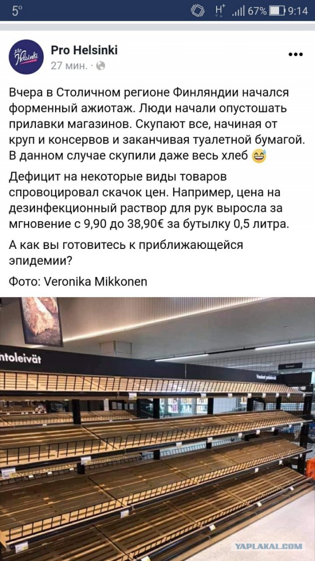 Вытащить семью из Финляндии после 19 марта