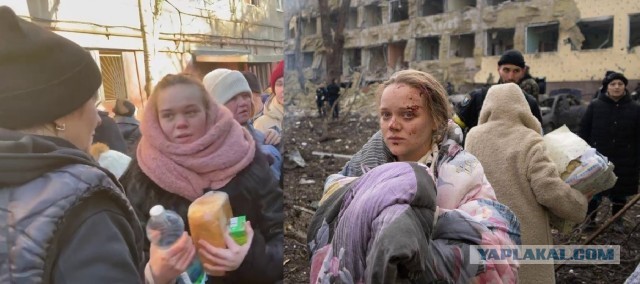 К кадрам последствия «удара» по роддому Мариуполя  есть несколько вопросов