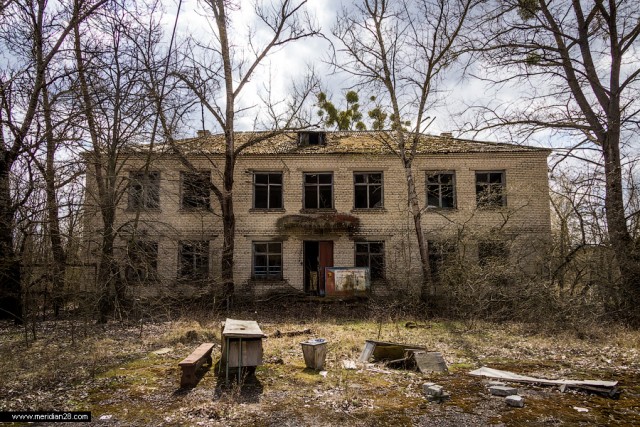Зона отчуждения. Полесский радиационно-экологический заповедник. д.Погонное (Хойникский р-н, Гомельская обл)