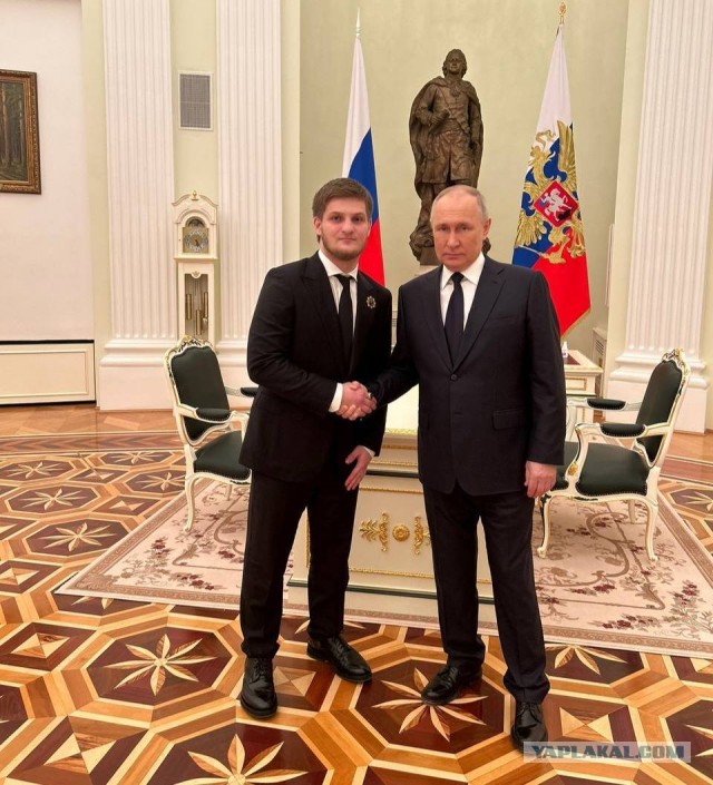 Кадыров сообщил о встрече своего сына с Путиным