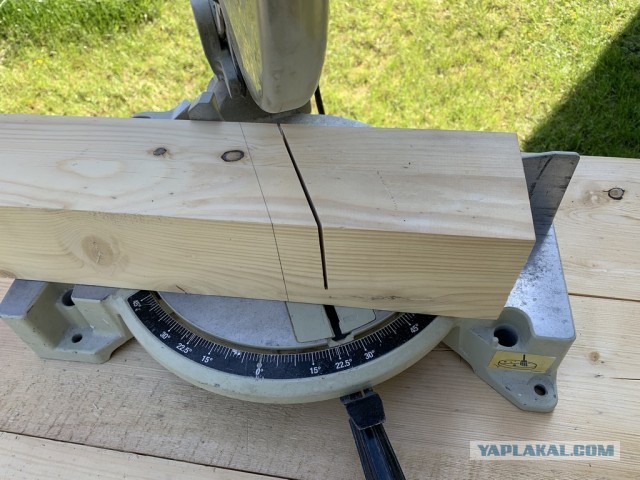 Навес для авто из бруса своими руками