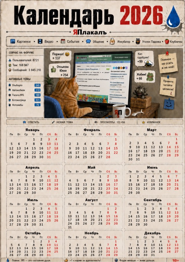 Календарь 2026
