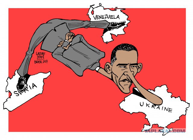 Украинский кризис: иностранная карикатура