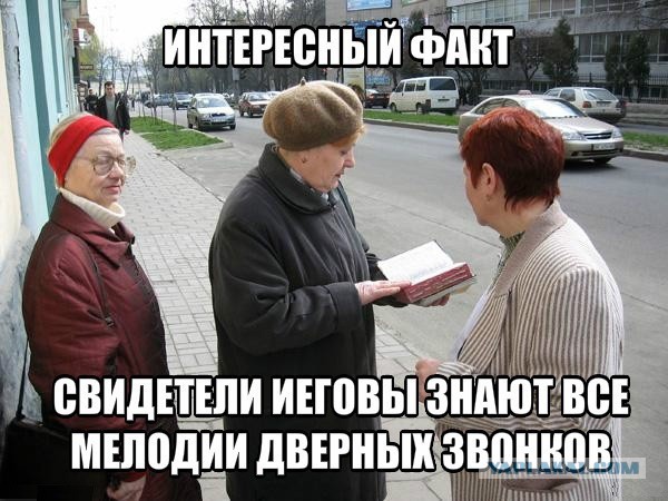 Свидетели ёговы, одна из встреч