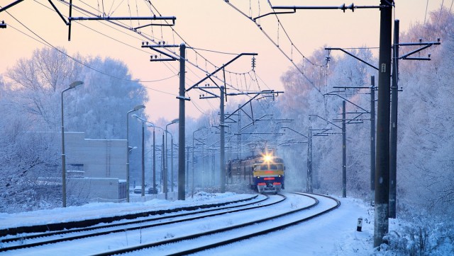 Зимняя железная дорога