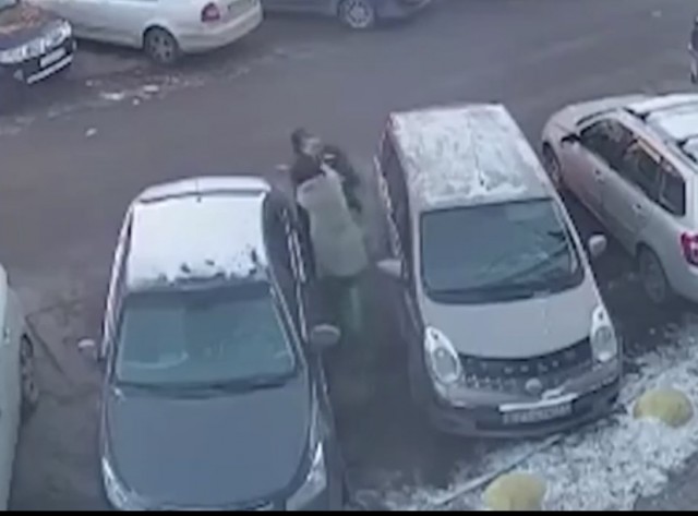 В Туле мужик избил девушку из-за припаркованной машины
