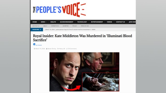 Кейт Миддлтон была убита?