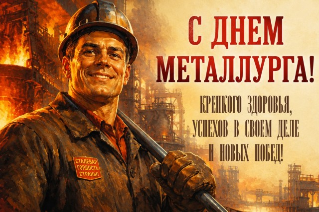 С днём металлурга!!!