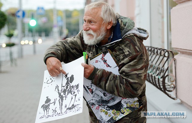 Талант БОМЖа: о бездомном художнике ...