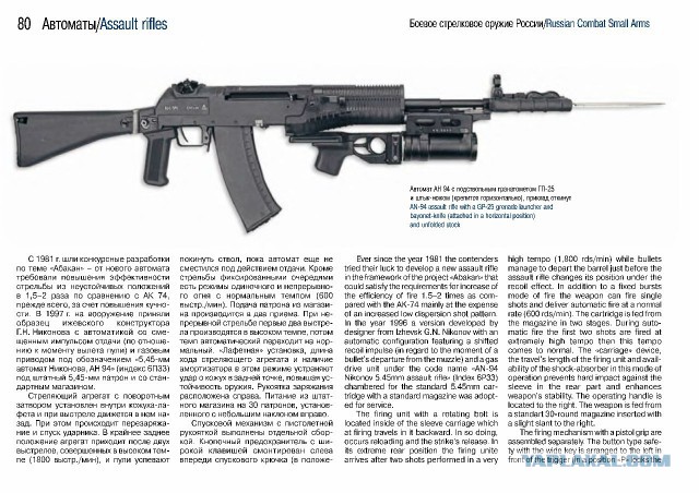 Боевое стрелковое оружие России
